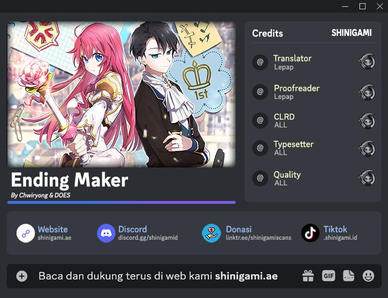 Baca Ending Maker - Chapter 71 halaman 1