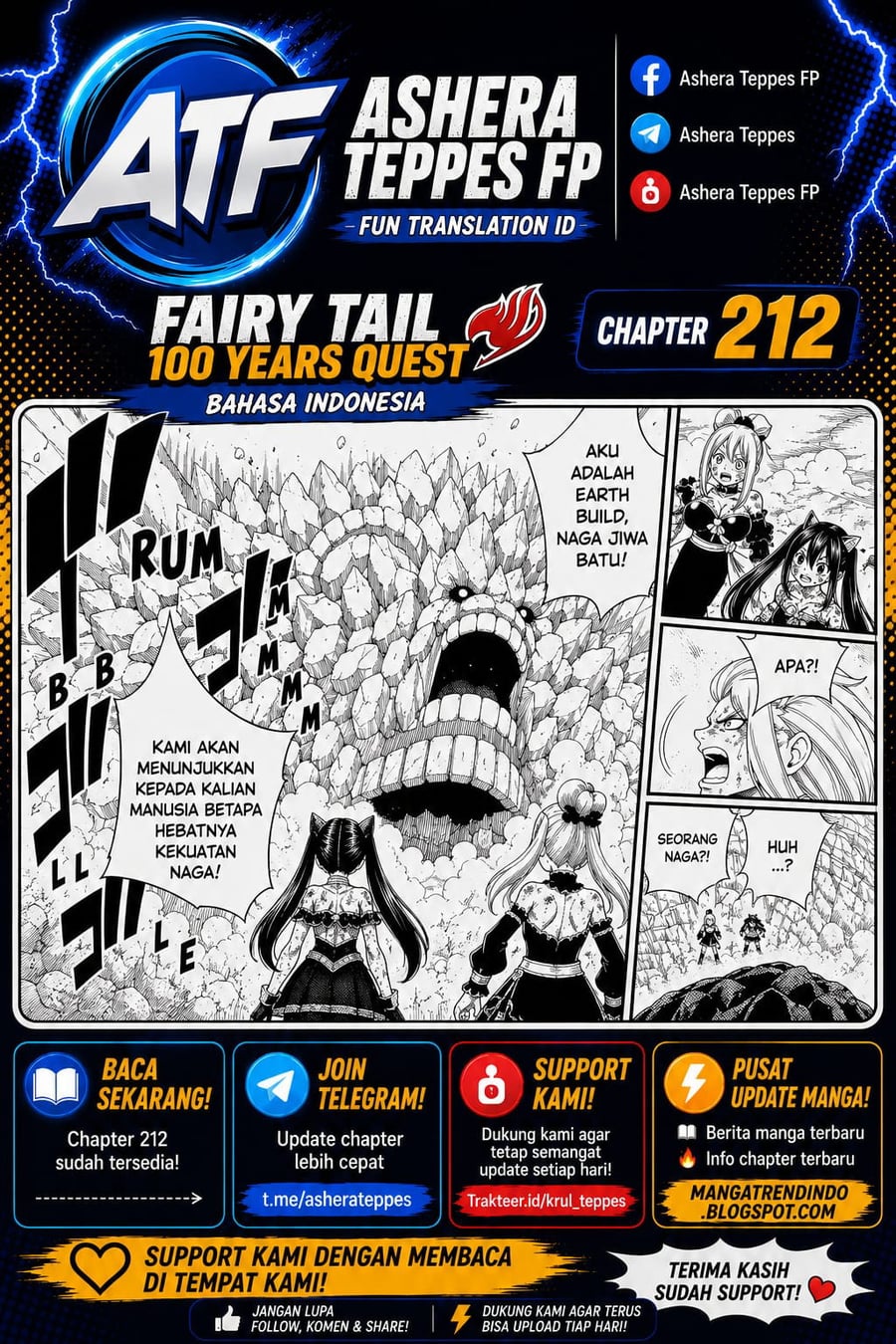 Baca Fairy Tail: 100 Years Quest - Chapter 212 halaman 1