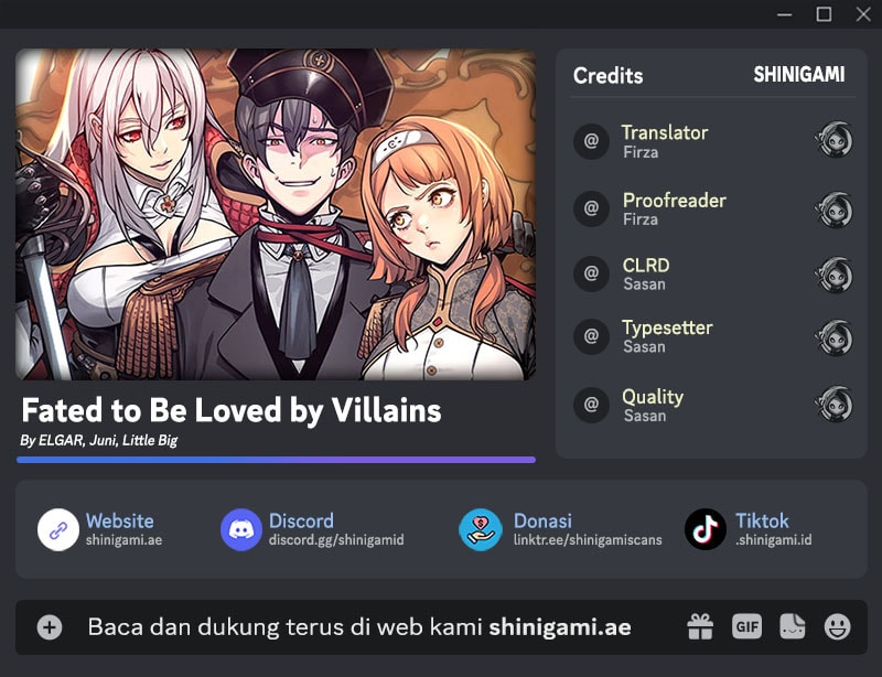 Baca Fated To Be Loved By Villains - Chapter 2 halaman 1