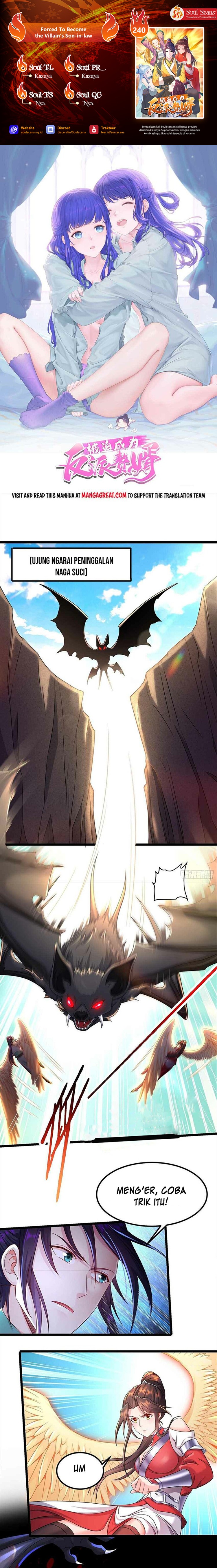 Baca Forced to Become the Villain's Son-In-Law - Chapter 240 halaman 1