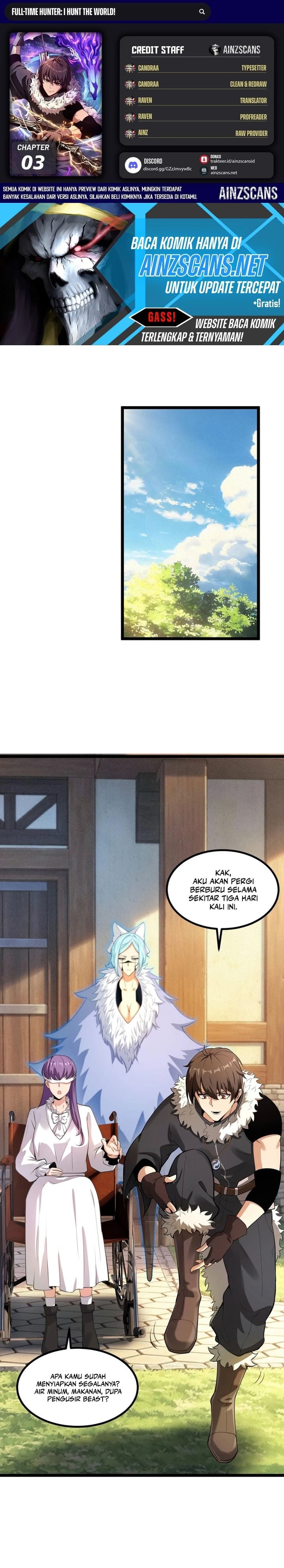 Baca Full-time Hunter: I Hunt the World! - Chapter 3 halaman 1