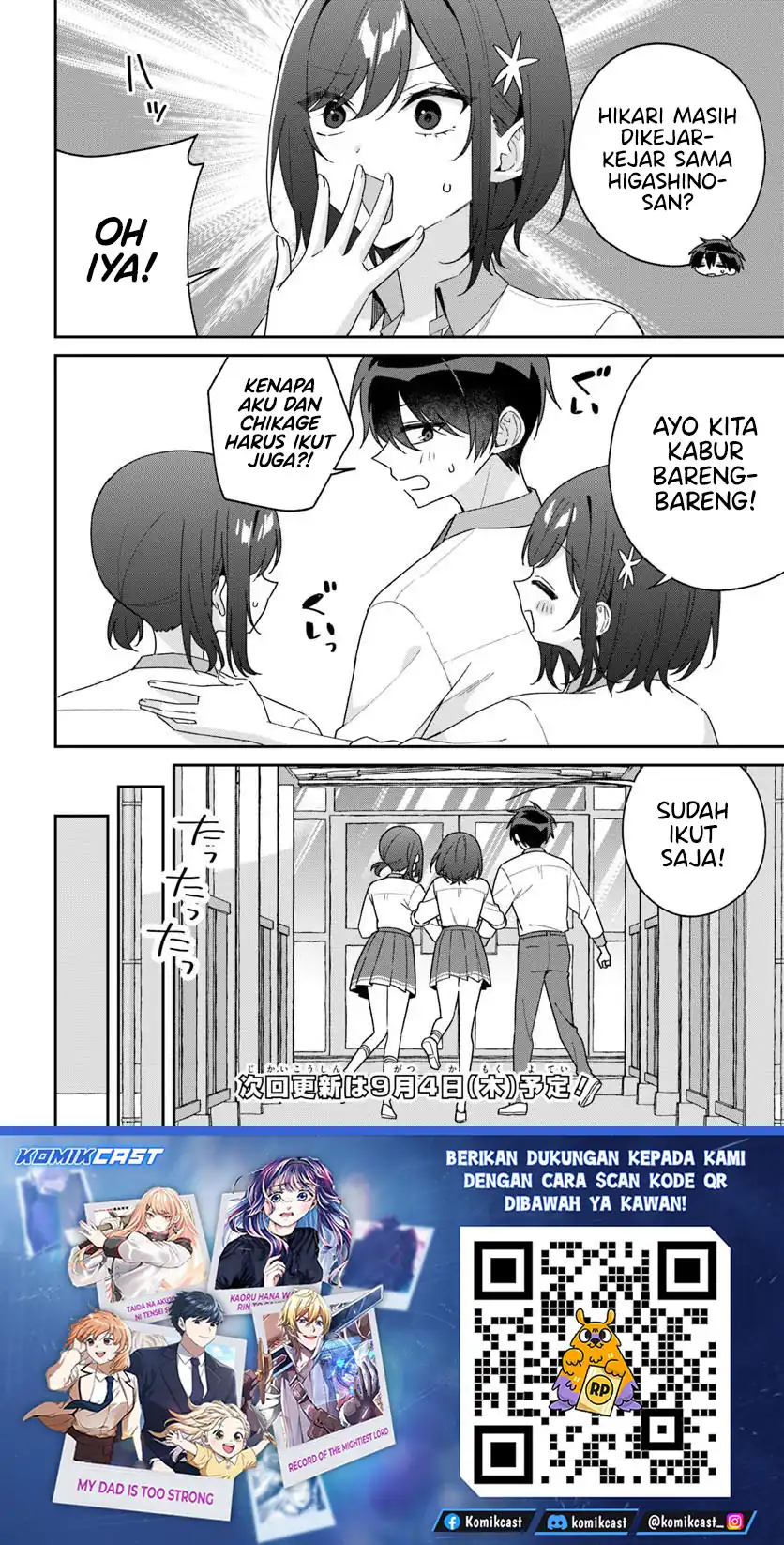 Baca Futago Matomete Kanojo Ni Shinai - Chapter 14.1 halaman 14