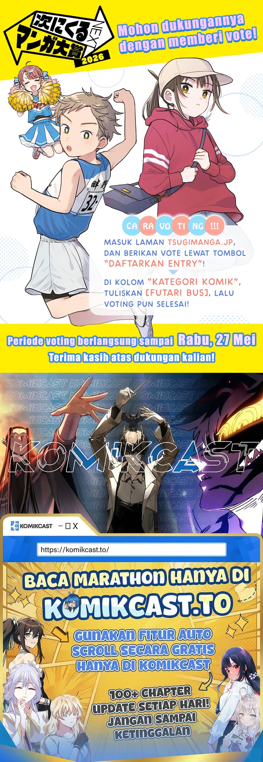 Baca Futari Bus Chapter 31 Bahasa Indonesia page 44