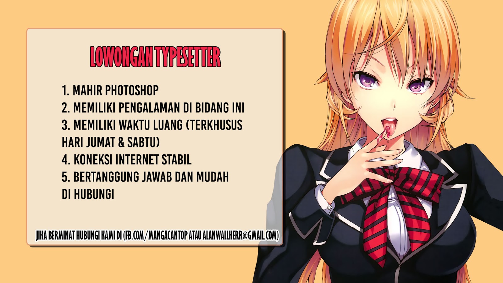 Baca Gakkou Gurashi! – Otayori - Chapter 24 halaman 1