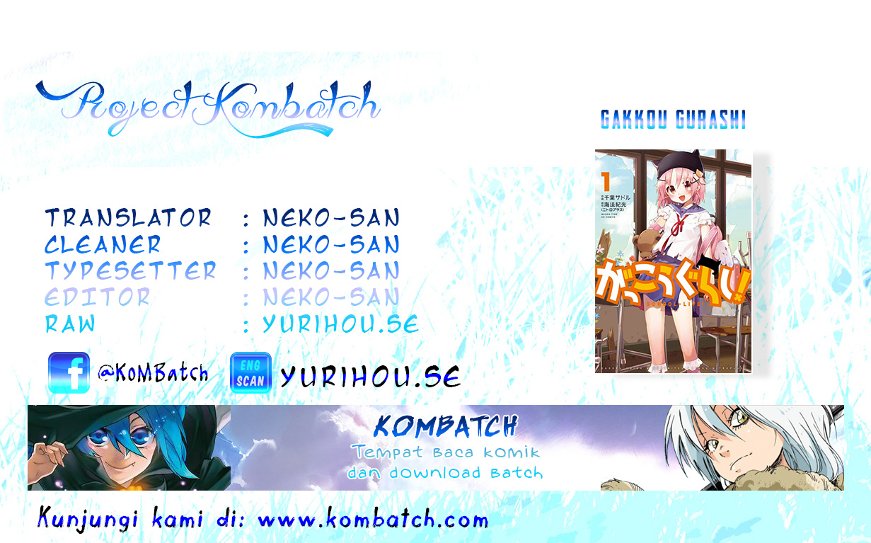 Baca Gakkou Gurashi! – Otayori - Chapter 26 halaman 3