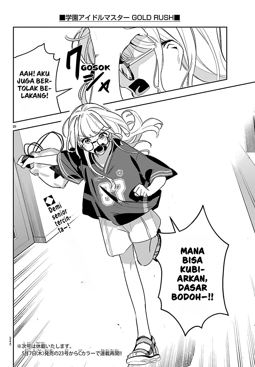 Baca Gakuen Idol Master Gold Rush - Chapter 55 halaman 21