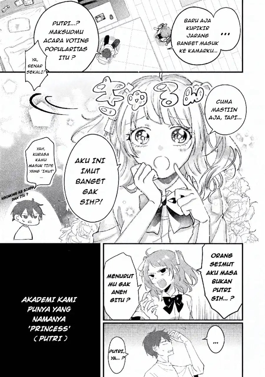 Baca Gakuen no Hime Kouryaku Hajimetara Shuraba ni Natteta Ken - Chapter 1 halaman 6