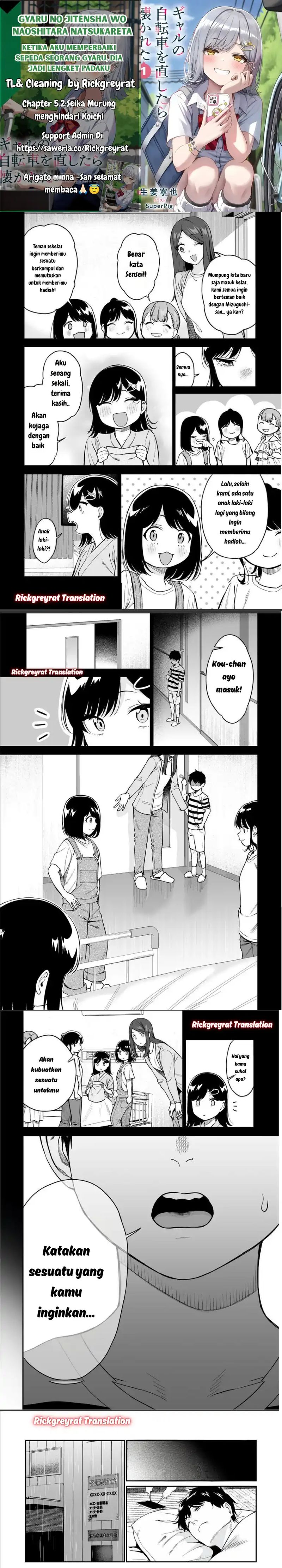 Gal no Jitensha wo Naoshitara Natsukareta Chapter 5.2 - Page 1