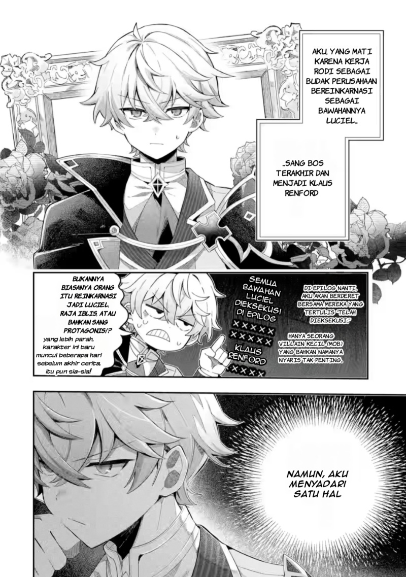 Baca Game Sekai no Mob Akuyaku ni Tensei shita node Last Boss wo Mezashitemita - Chapter 1 halaman 6