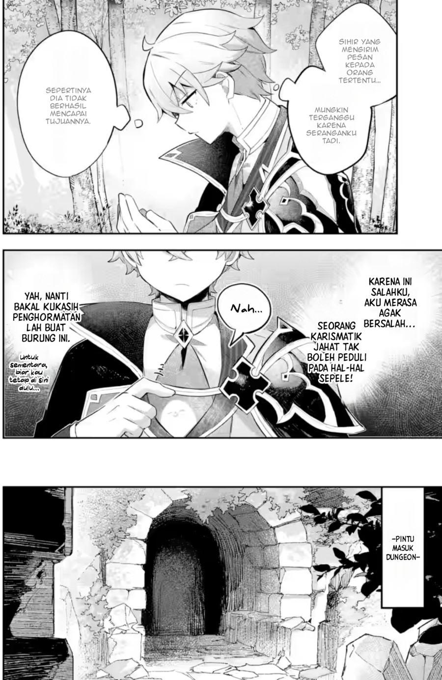 Baca Game Sekai no Mob Akuyaku ni Tensei shita node Last Boss wo Mezashitemita - Chapter 4.2 halaman 2