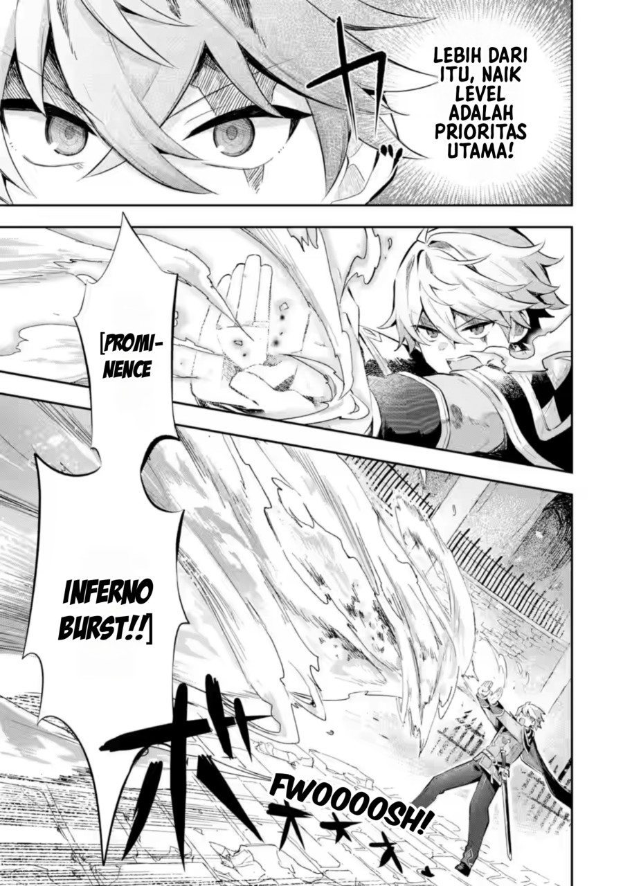 Baca Game Sekai no Mob Akuyaku ni Tensei shita node Last Boss wo Mezashitemita - Chapter 4.2 halaman 9