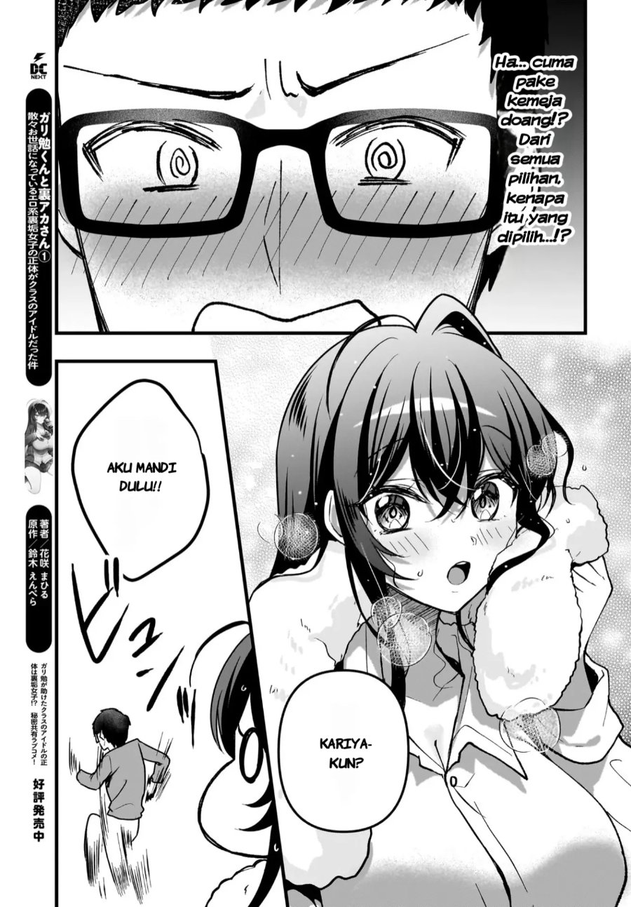 Baca Gariben-kun to Uraaka-san - Sanzan Osewa ni Natteiru Ero-kei Uraaka Joshi no Shoutai ga Kurasu no Idol Datta Ken - Chapter 9 halaman 8