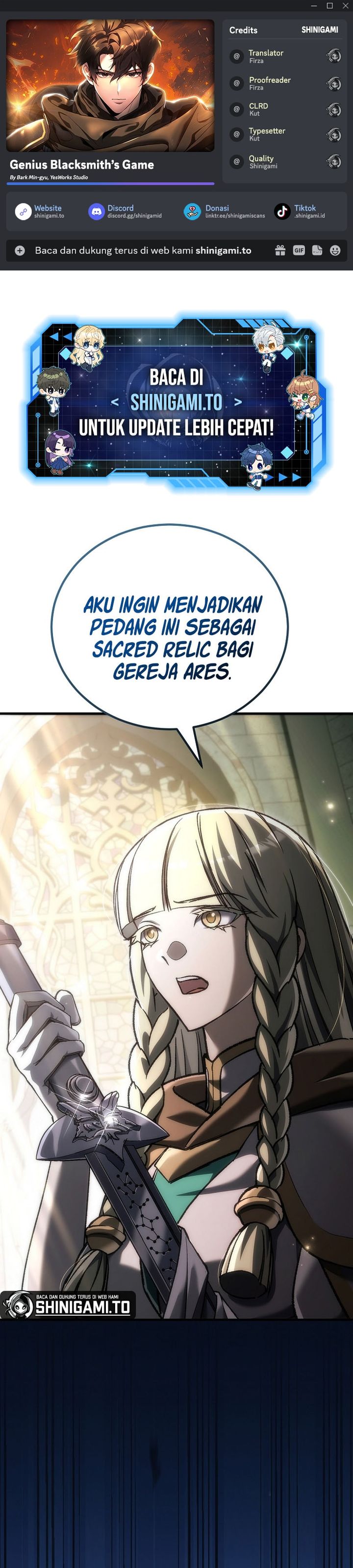 Baca Genius Blacksmith's Game - Chapter 54 halaman 1