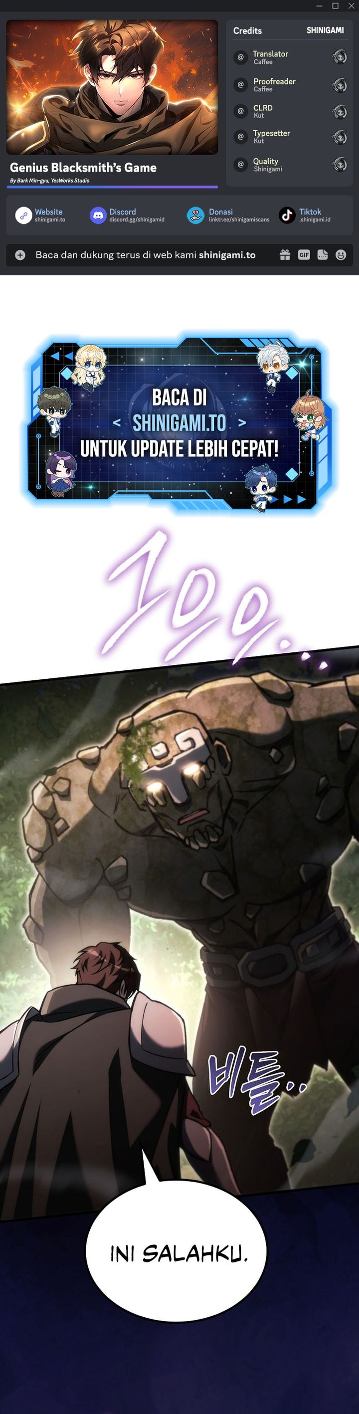 Baca Genius Blacksmith's Game - Chapter 59 halaman 1