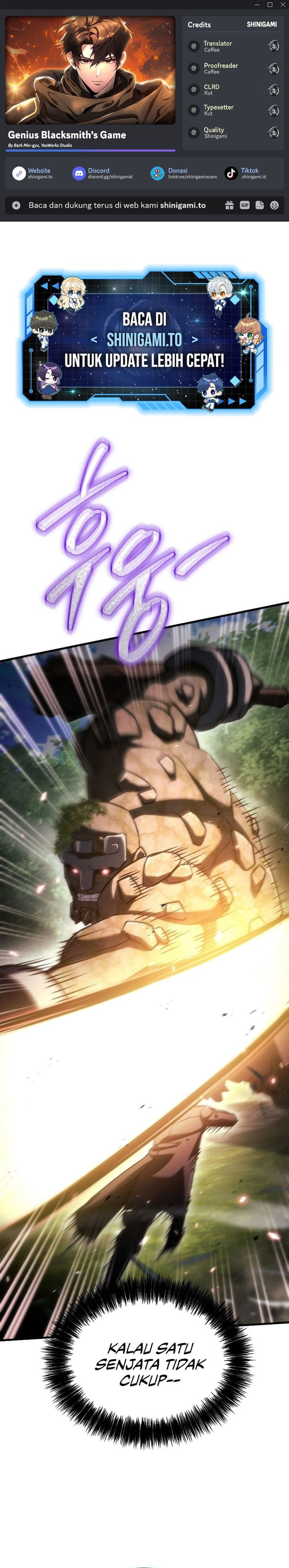Baca Genius Blacksmith's Game - Chapter 60 halaman 1