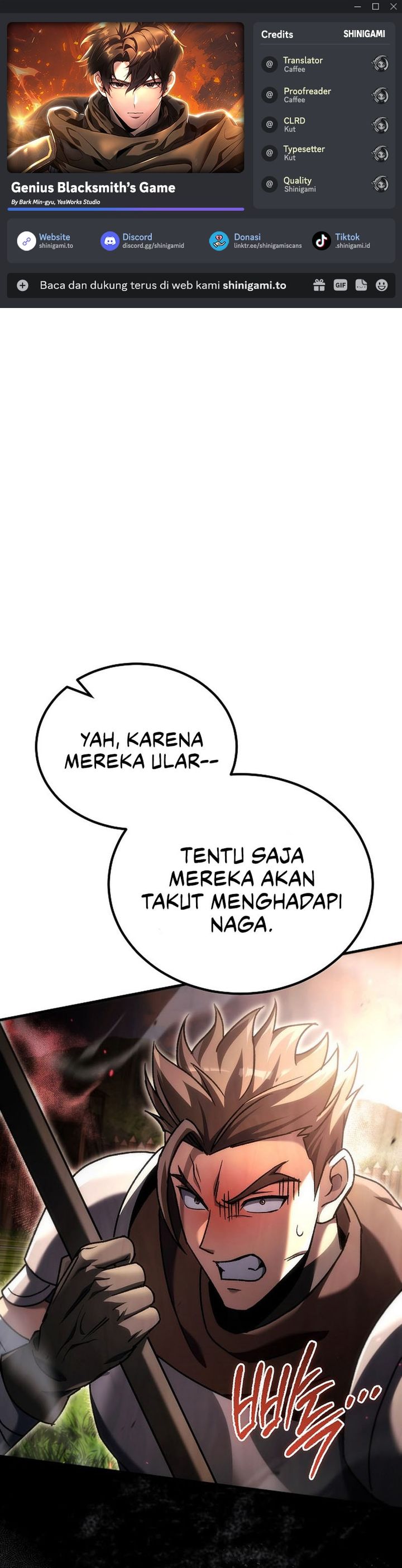 Baca Genius Blacksmith's Game - Chapter 63 halaman 1