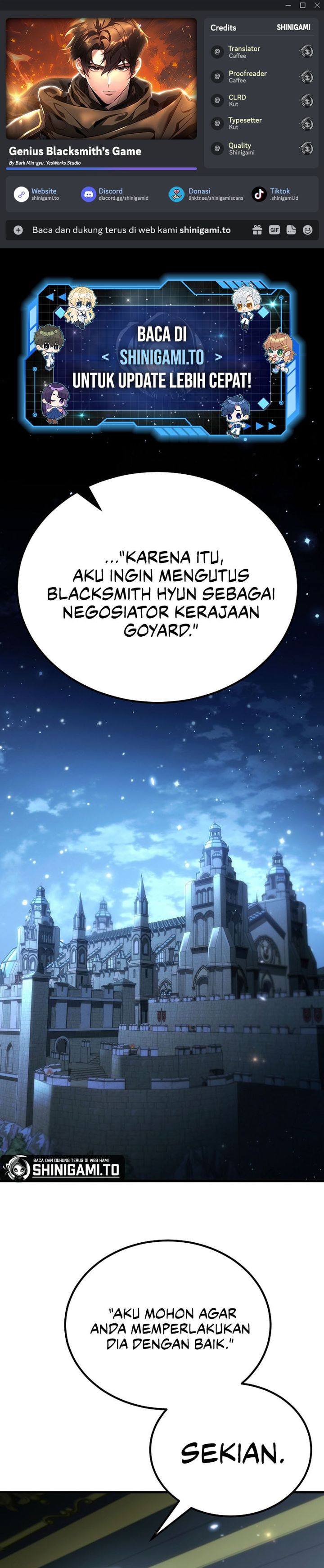 Genius Blacksmith's Game Chapter 65 - Page 1
