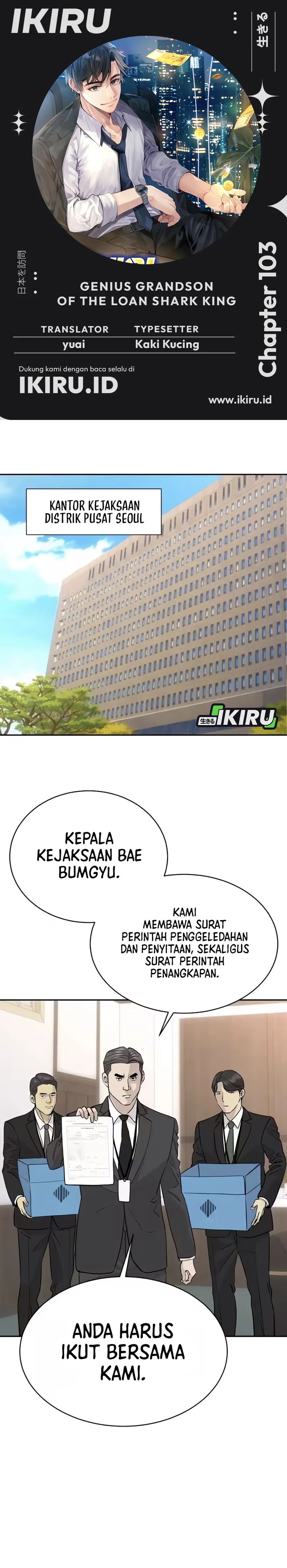Baca Genius Grandson of the Loan Shark King - Chapter 103 halaman 1