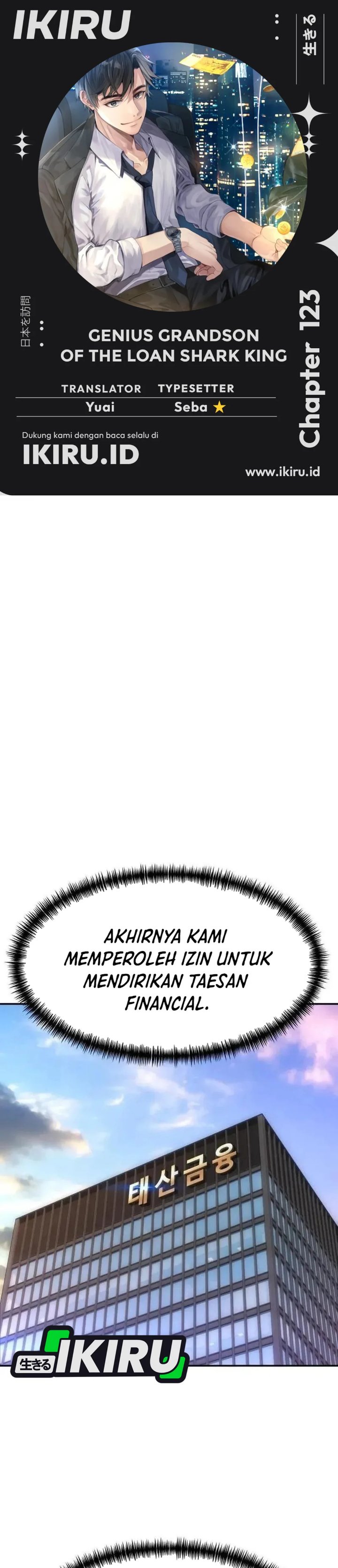 Genius Grandson of the Loan Shark King Chapter 123 - Page 1