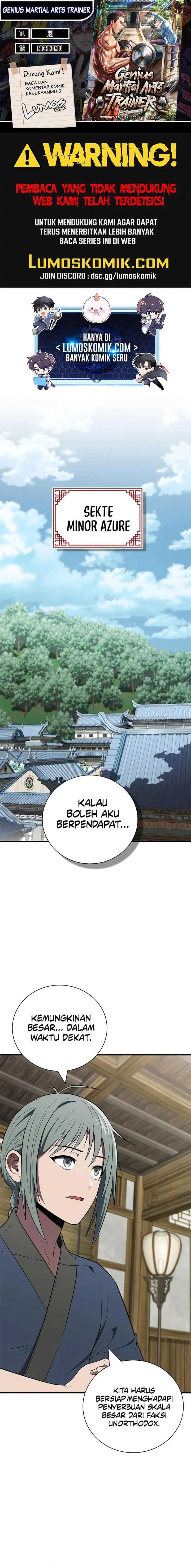 Baca Genius Martial Arts Trainer - Chapter 100 halaman 1