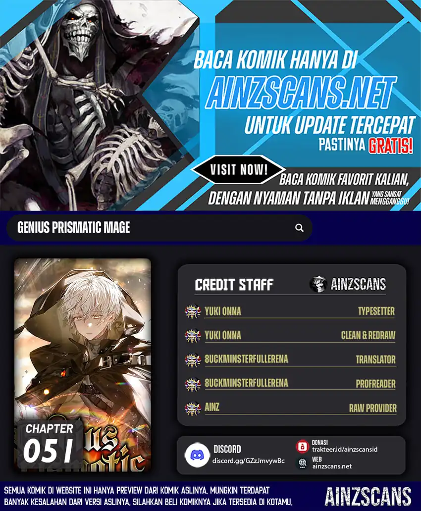 Baca Genius Prismatic Mage - Chapter 51 halaman 1