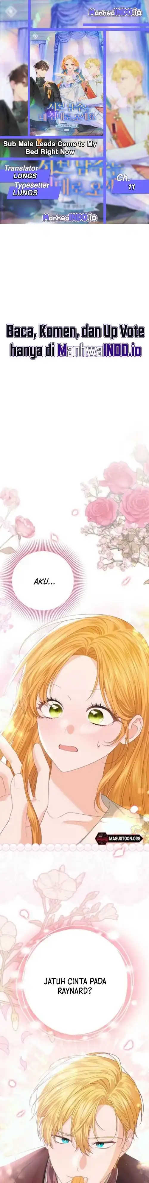 Baca Get in My Bed, Supporting Male Leads! - Chapter 11 halaman 1