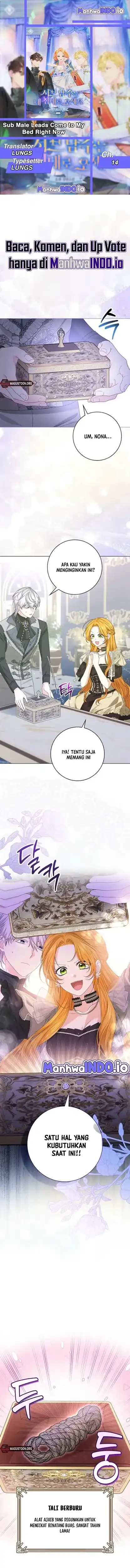 Baca Get in My Bed, Supporting Male Leads! - Chapter 14 halaman 1