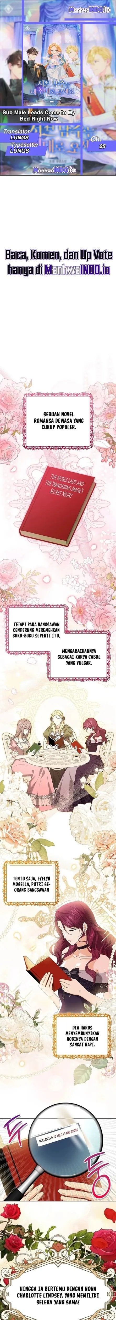 Baca Get in My Bed, Supporting Male Leads! - Chapter 25 halaman 1