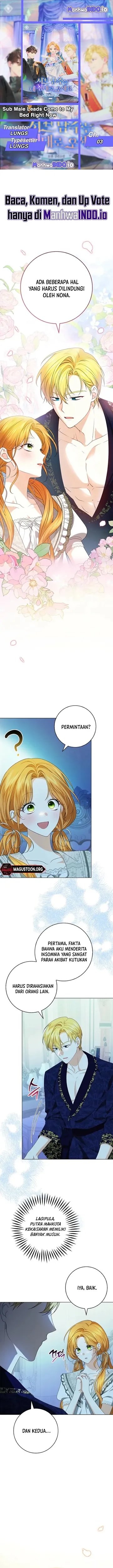 Baca Get in My Bed, Supporting Male Leads! - Chapter 3 halaman 1