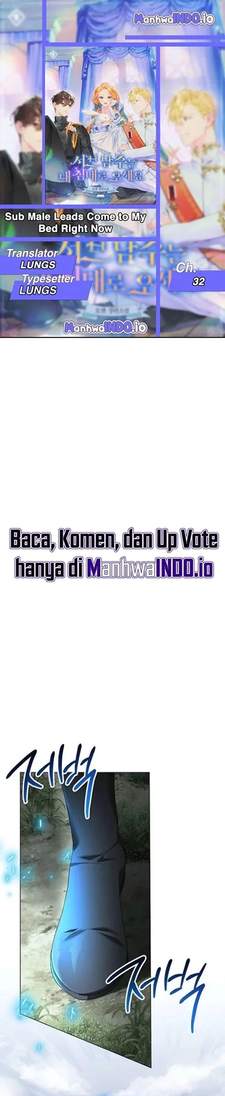 Baca Get in My Bed, Supporting Male Leads! - Chapter 32 halaman 1