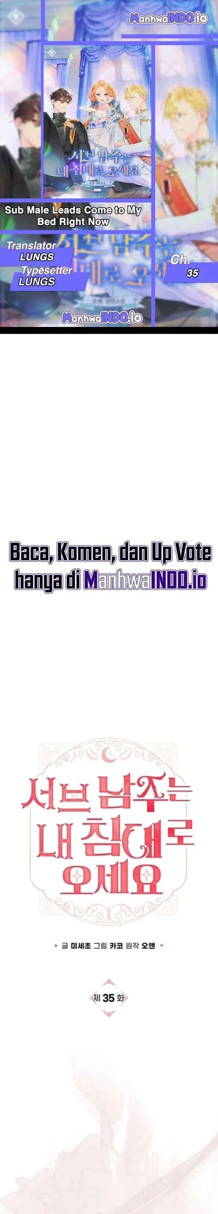 Baca Get in My Bed, Supporting Male Leads! - Chapter 35 halaman 1