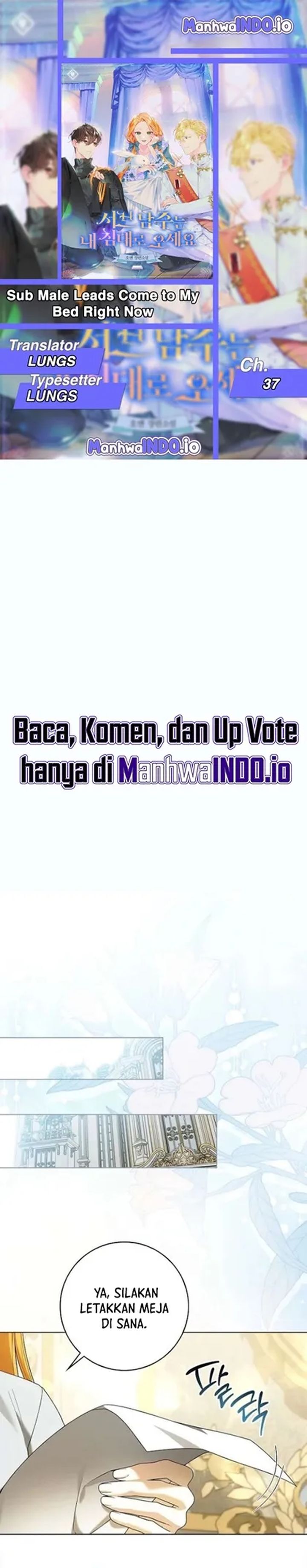 Baca Get in My Bed, Supporting Male Leads! - Chapter 37 halaman 1