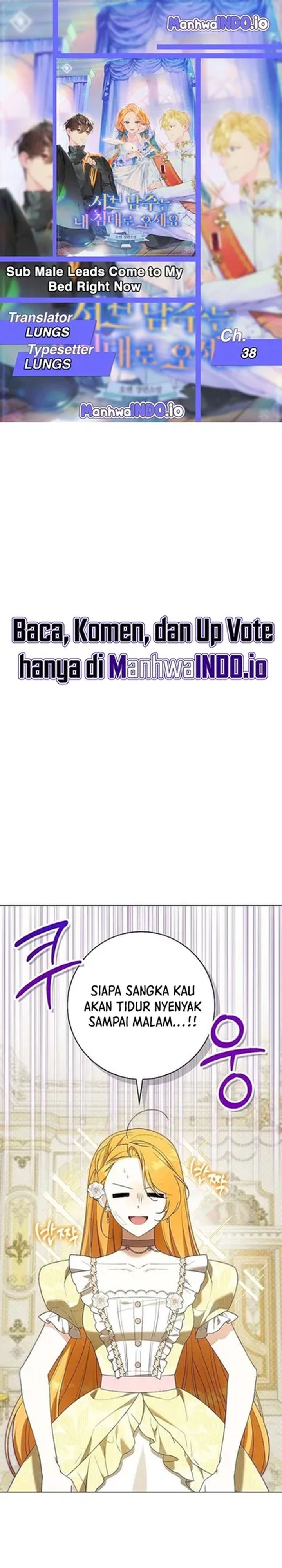 Baca Get in My Bed, Supporting Male Leads! - Chapter 38 halaman 1