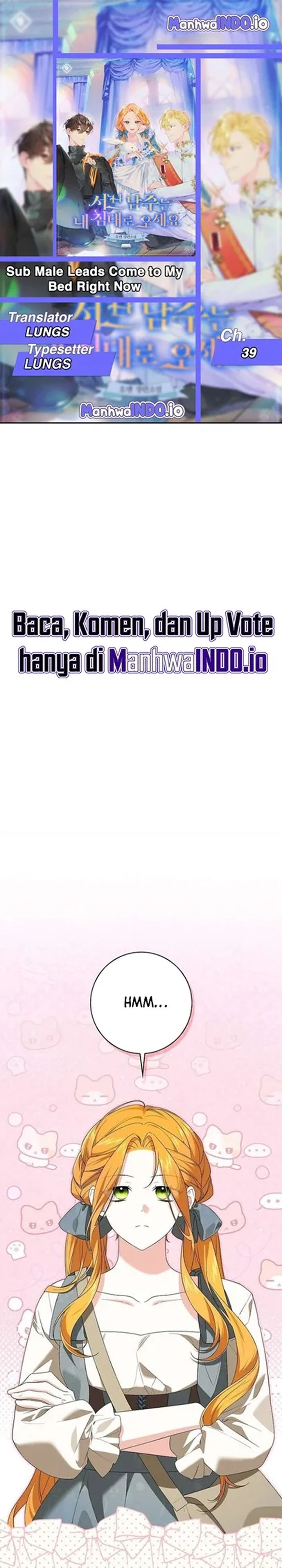 Baca Get in My Bed, Supporting Male Leads! - Chapter 39 halaman 1