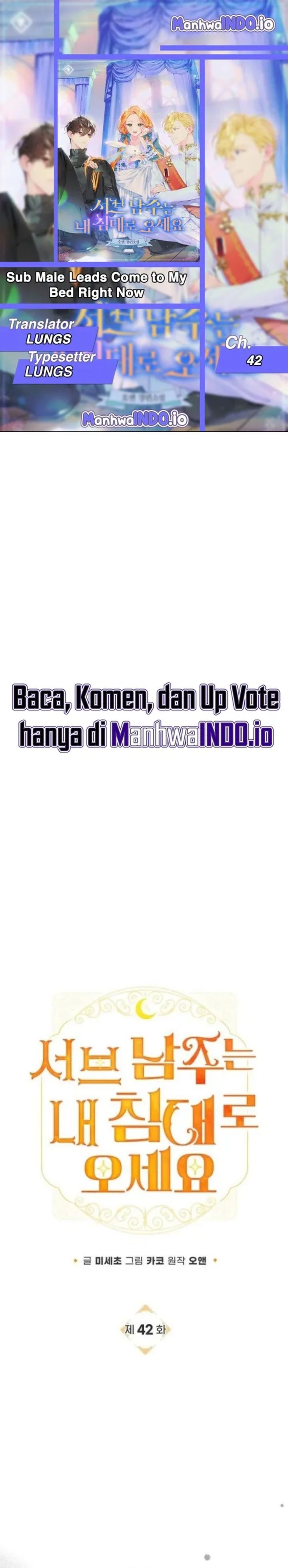 Baca Get in My Bed, Supporting Male Leads! - Chapter 42 halaman 1