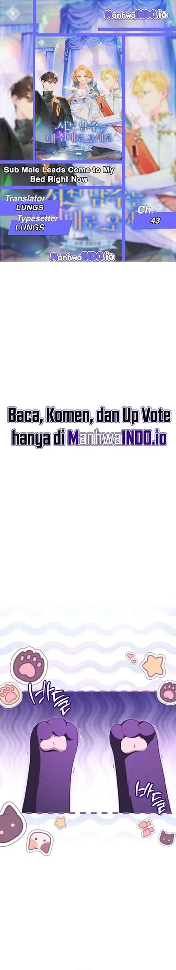 Baca Get in My Bed, Supporting Male Leads! - Chapter 43 halaman 1