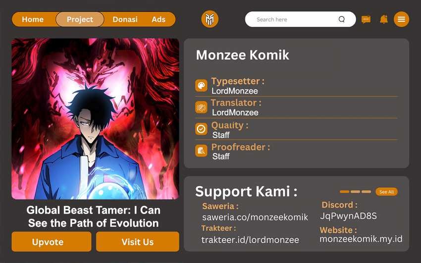 Baca Global Beast Tamer: I Can See the Path of Evolution - Chapter 1 halaman 1