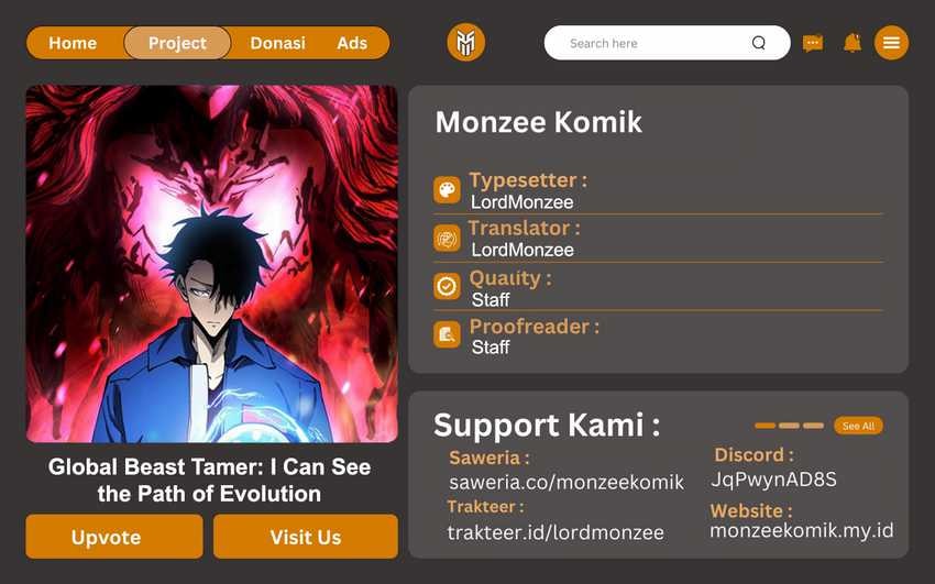 Baca Global Beast Tamer: I Can See the Path of Evolution - Chapter 6 halaman 1