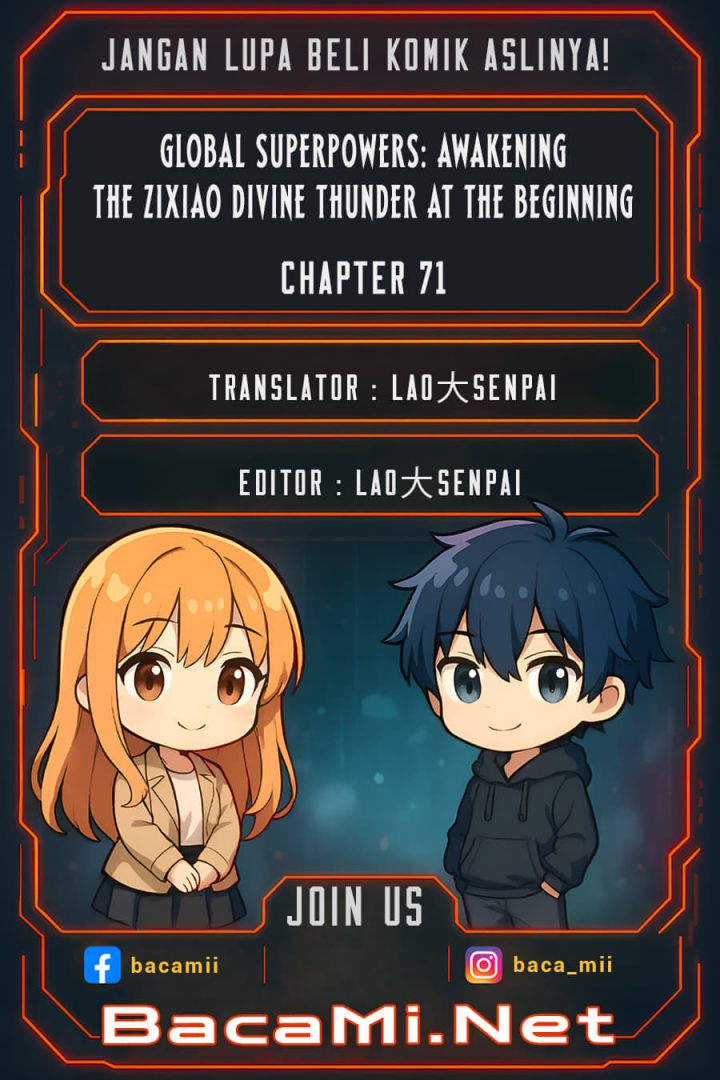 Baca Global Superpowers: Awakening the Zixiao Divine Thunder at the beginning - Chapter 71 halaman 1