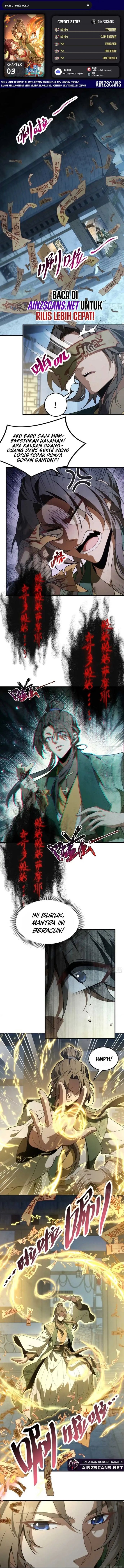 Baca Godly Strange World, I Possess Unique Enlightment - Chapter 3 halaman 1