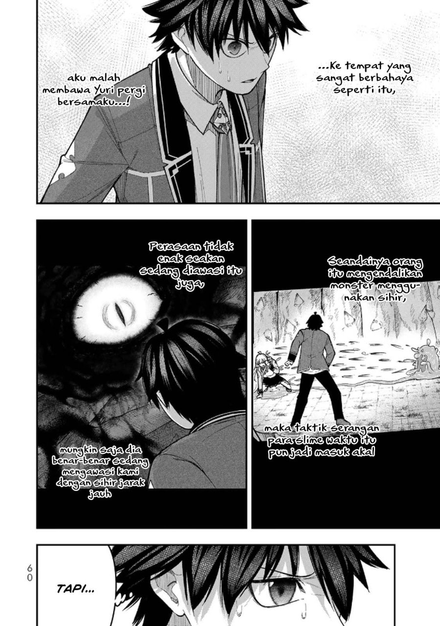 Baca Gomi Ika da to Tsuihou Sareta Shiyounin, Jitsu wa Zense Kenja desu ~Shijou Saikyou no Kenja, Sekai Saikouhou no Gakuen ni Kayou~ Chapter 10 Bahasa Indonesia page 56