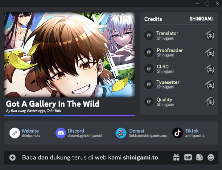 Got A Gallery In The Wild Chapter 8 - Page 1