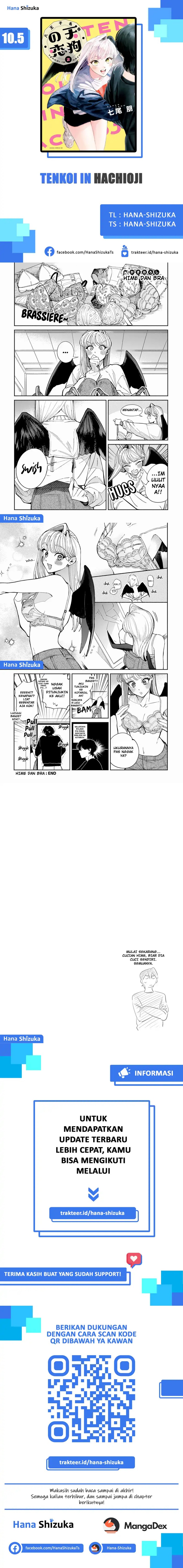 Baca Hachiouji Meibutsu Tengu no Koi - Chapter 10.5 halaman 1