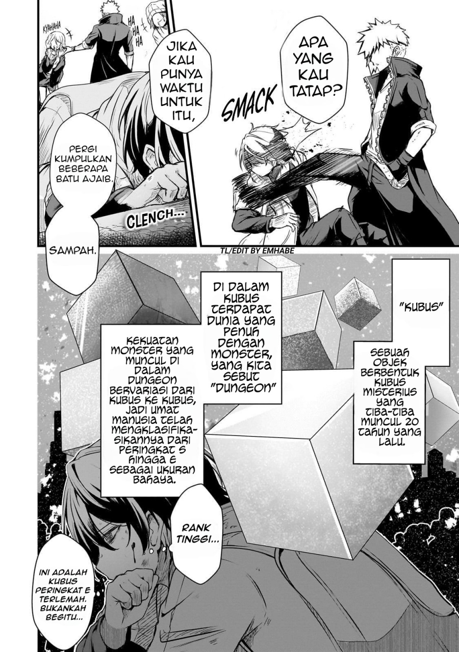 Baca Hai no Sekai wa Kami-no-me de Irodoku: Ore dake Mieru Status de, Saijaku kara Saikyou e Kageagaru - Chapter 1 halaman 12