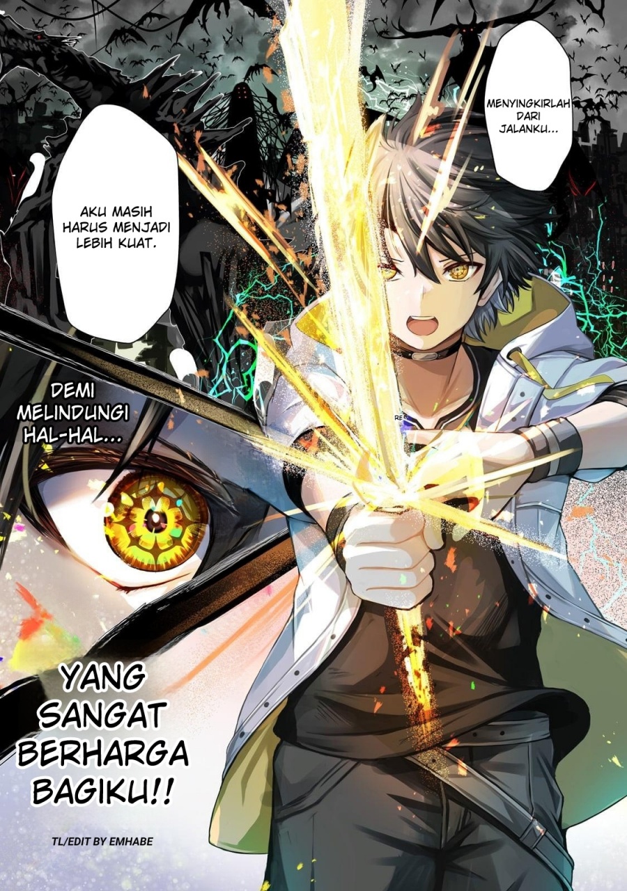 Baca Hai no Sekai wa Kami-no-me de Irodoku: Ore dake Mieru Status de, Saijaku kara Saikyou e Kageagaru - Chapter 1 halaman 2