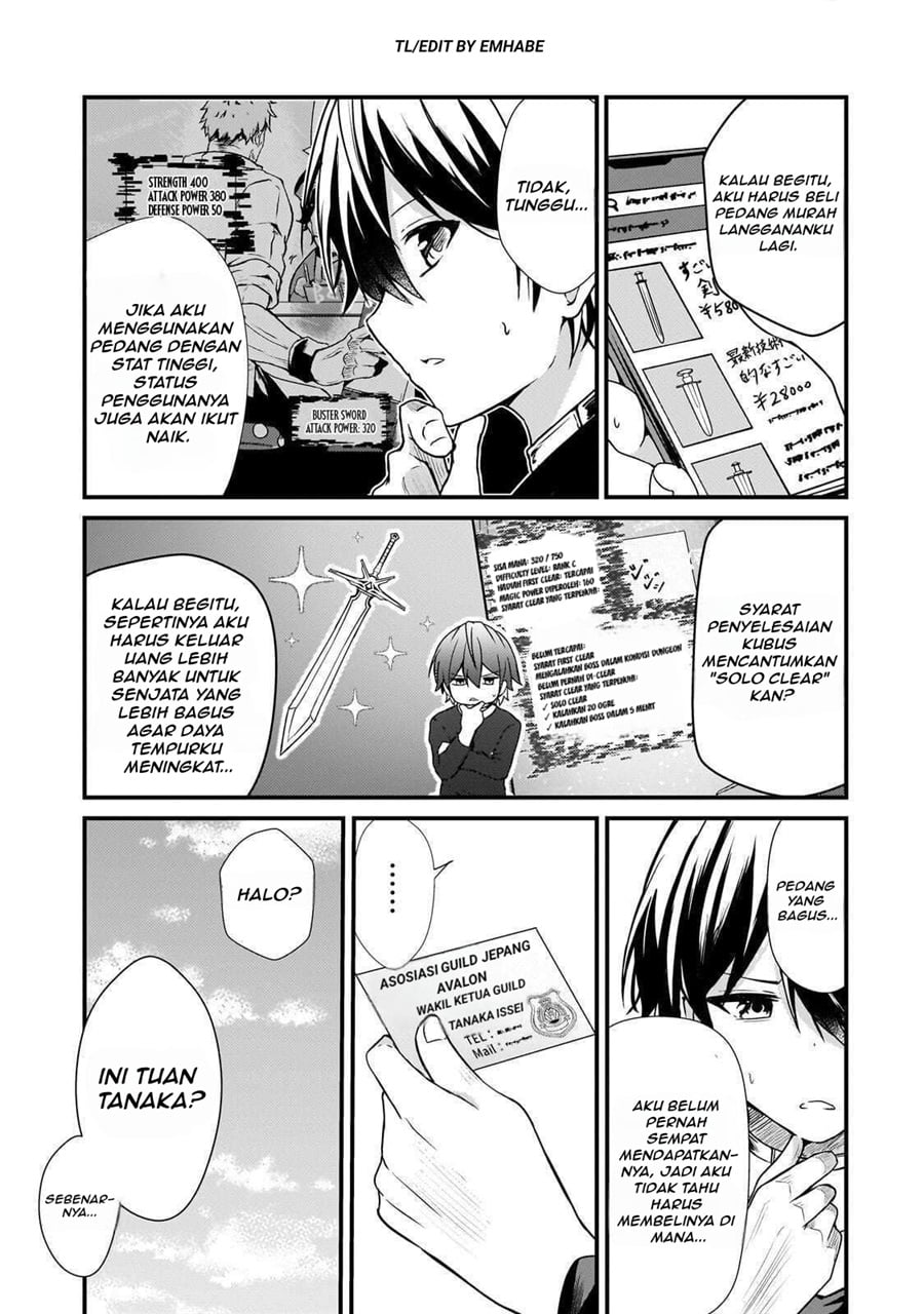 Baca Hai no Sekai wa Kami-no-me de Irodoku: Ore dake Mieru Status de, Saijaku kara Saikyou e Kageagaru - Chapter 11 halaman 4