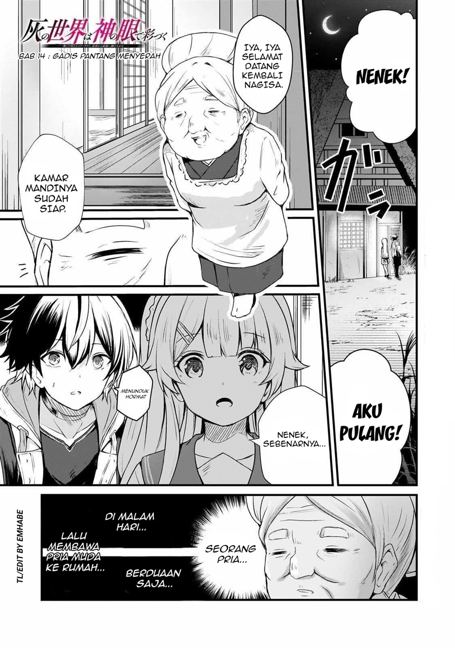 Baca Hai no Sekai wa Kami-no-me de Irodoku: Ore dake Mieru Status de, Saijaku kara Saikyou e Kageagaru - Chapter 14 halaman 2