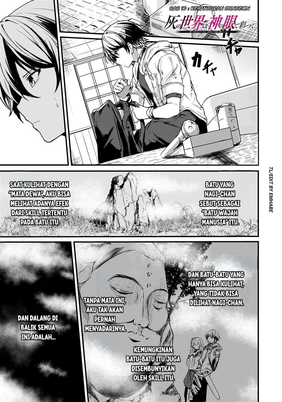 Baca Hai no Sekai wa Kami-no-me de Irodoku: Ore dake Mieru Status de, Saijaku kara Saikyou e Kageagaru - Chapter 16 halaman 3
