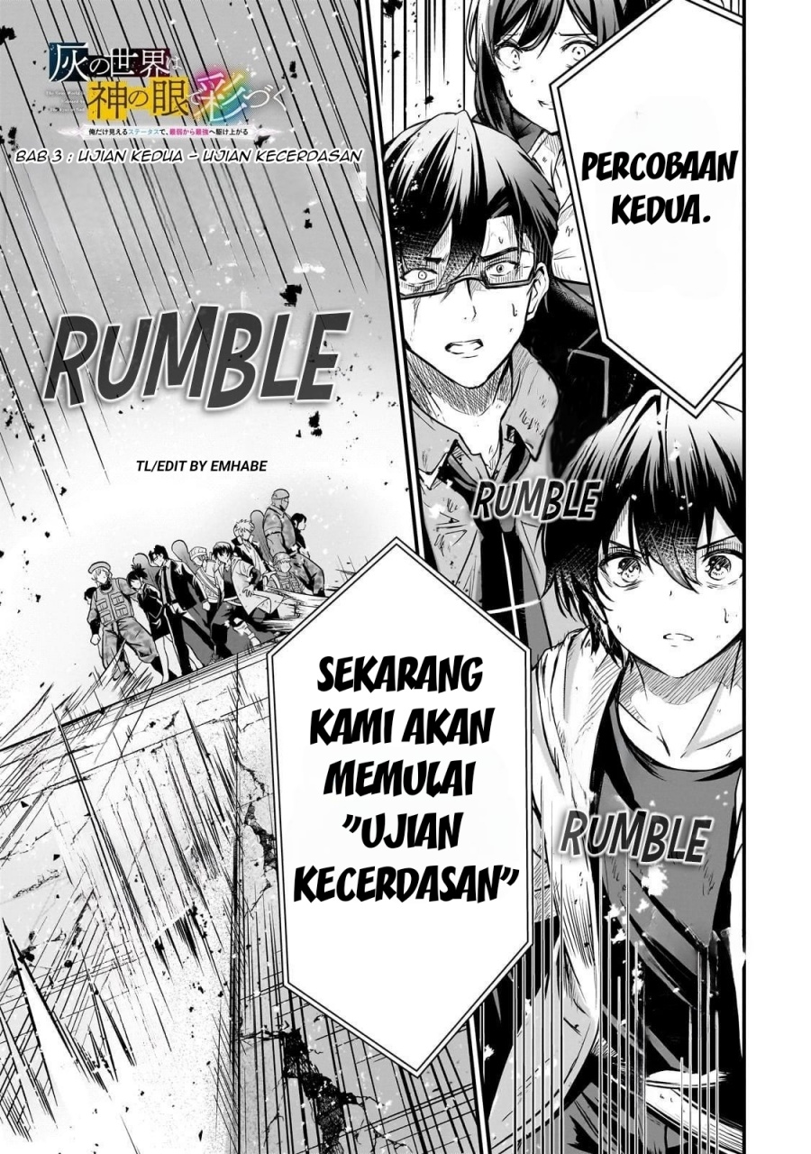 Baca Hai no Sekai wa Kami-no-me de Irodoku: Ore dake Mieru Status de, Saijaku kara Saikyou e Kageagaru - Chapter 3 halaman 2
