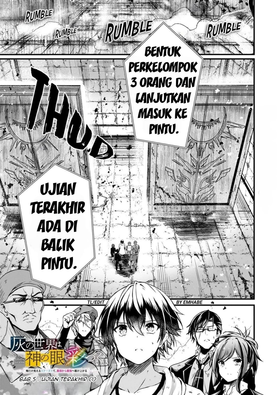 Baca Hai no Sekai wa Kami-no-me de Irodoku: Ore dake Mieru Status de, Saijaku kara Saikyou e Kageagaru - Chapter 5 halaman 2
